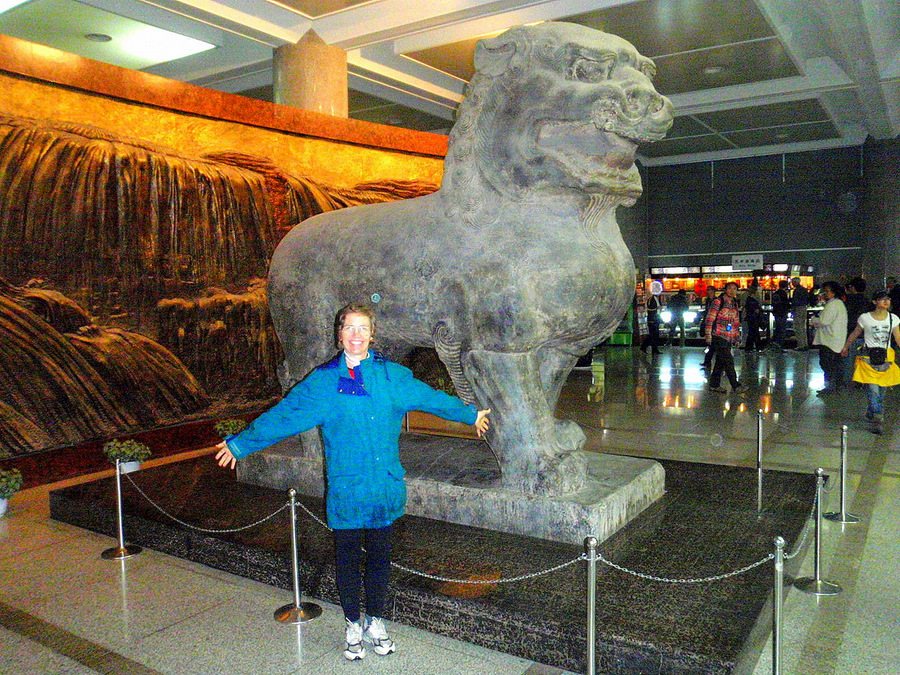 The Royal Guard to an ancient Xian Gate on the Silk Road.
